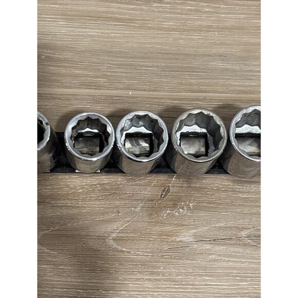 Craftsman Sockets Set Of 10 / Metric / 1/2” Drive With Organizer Made In USA - Picture 7 of 13